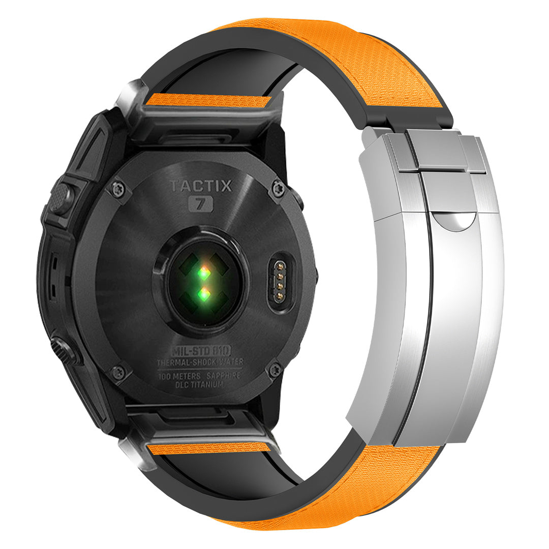 FKM Rubber “R” Buckle Strap For  Garmin