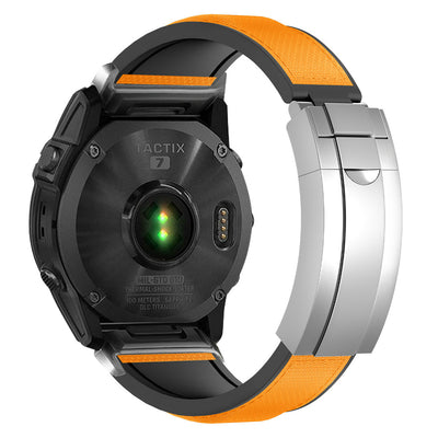 FKM Rubber “R” Buckle Strap For  Garmin
