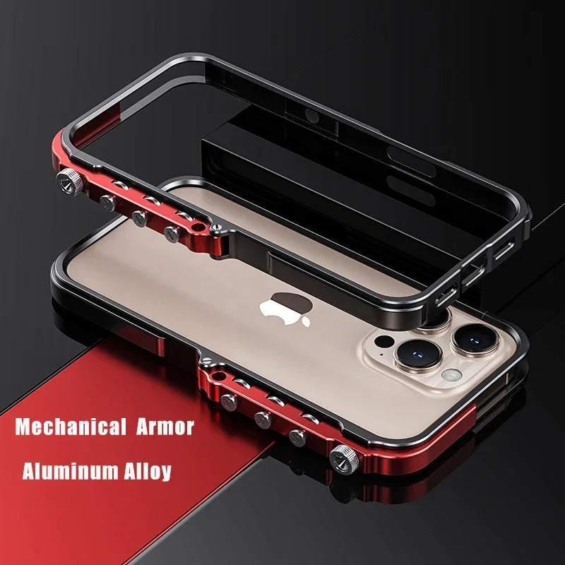 Mechanical Metal Bumper Cover for iPhone