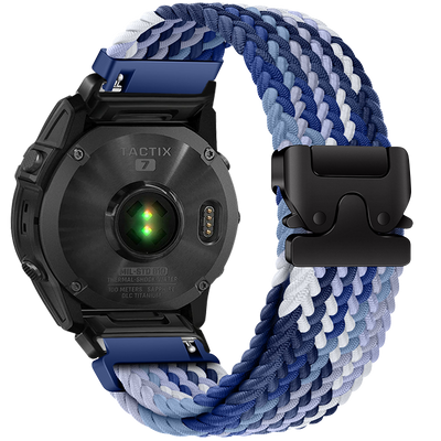 Nylon Braided Band For Garmin Fenix 6X 6 Pro 8 7 7X 5 5X Plus