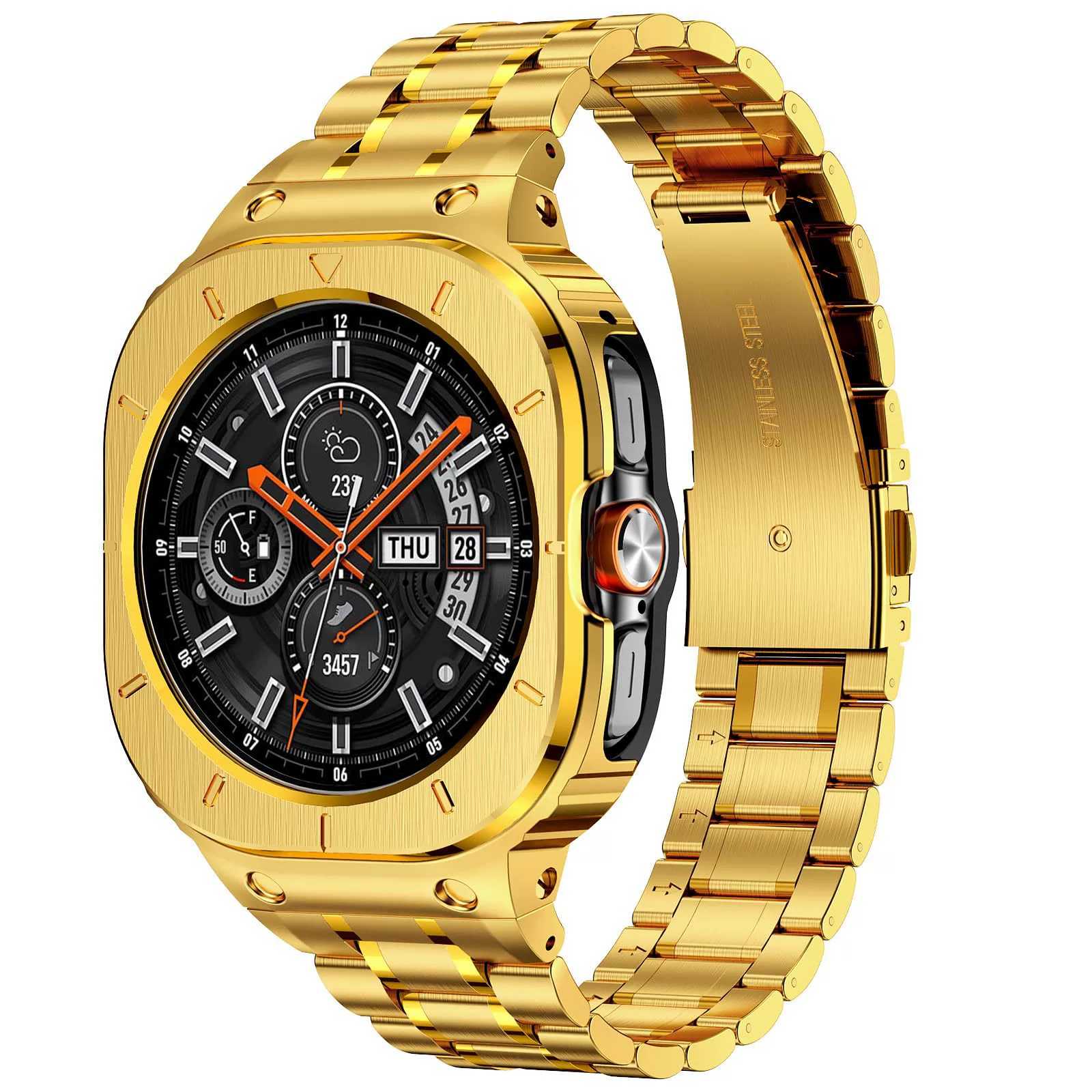 Silicone strap + case protection set For Samsung Galaxy Watch Ultra 47