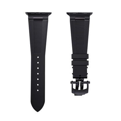 Chrono-Strata Apple Watch Band – FKM Fluoroelastomer with Butterfly Clasp