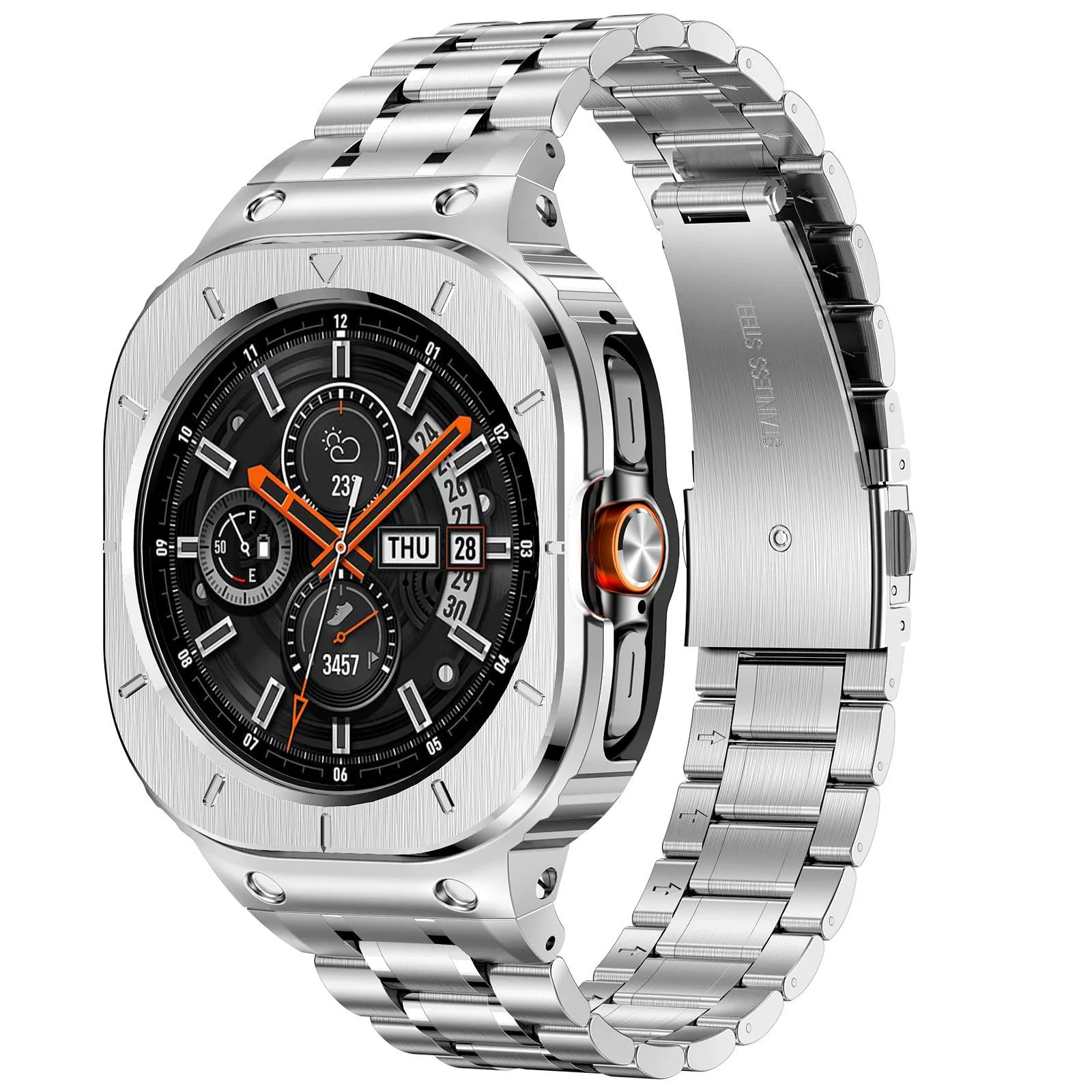 Silicone strap + case protection set For Samsung Galaxy Watch Ultra 47