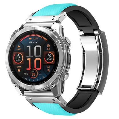 FKM Rubber “R” Buckle Strap For  Garmin