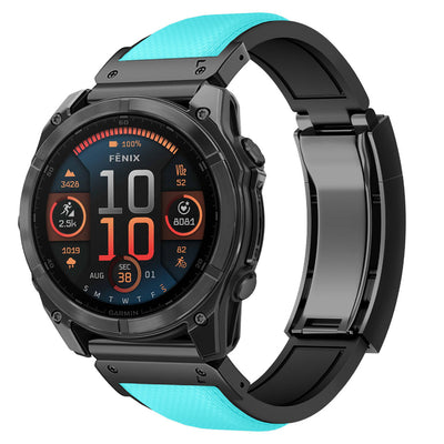 FKM Rubber “R” Buckle Strap For  Garmin