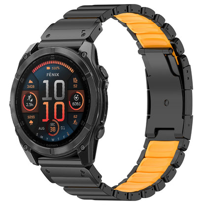 Titanium Band +FKM For Garmin