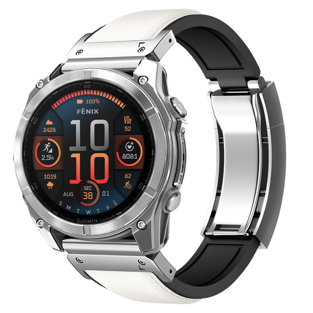 FKM Rubber “R” Buckle Strap For  Garmin