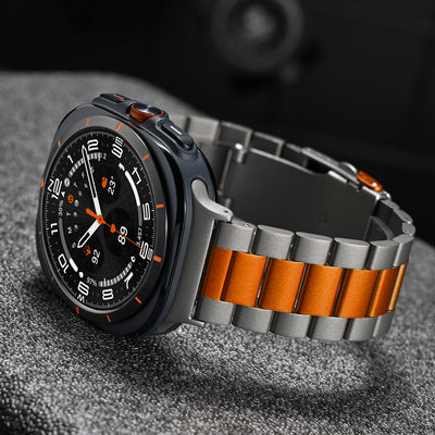 Business Style Titanium Band For Galaxy Watch Ultra//Ultra2 /Watch 9/8