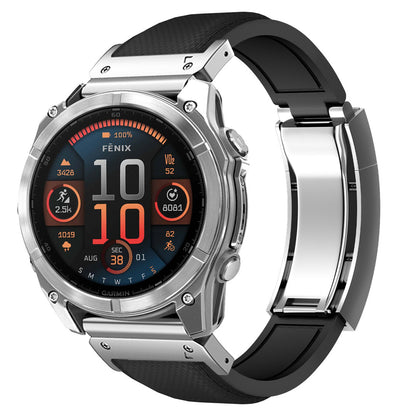 FKM Rubber “R” Buckle Strap For  Garmin