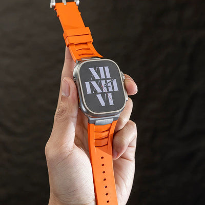Mecha Fluororubber Band For Apple Watch
