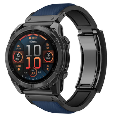 FKM Rubber “R” Buckle Strap For  Garmin