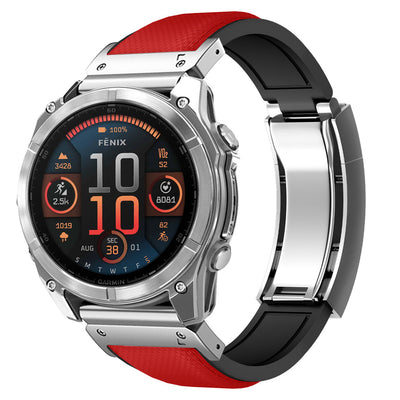 FKM Rubber “R” Buckle Strap For  Garmin