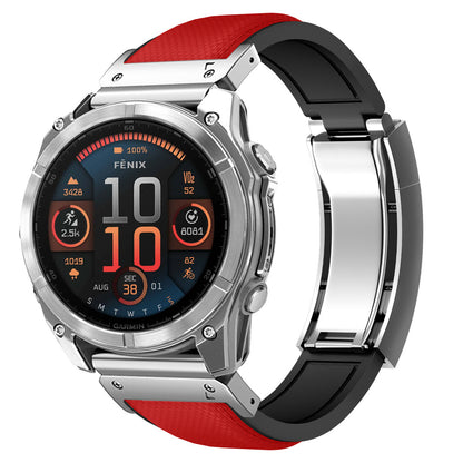 FKM Rubber “R” Buckle Strap For  Garmin