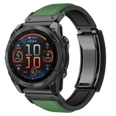 FKM Rubber “R” Buckle Strap For  Garmin