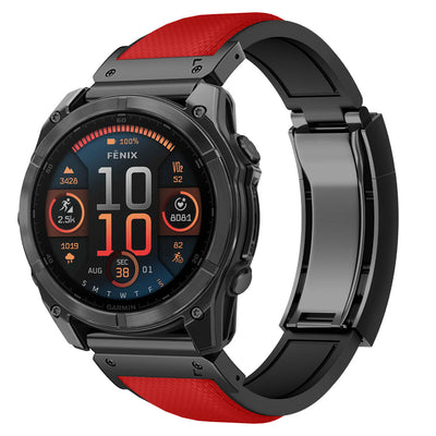 FKM Rubber “R” Buckle Strap For  Garmin