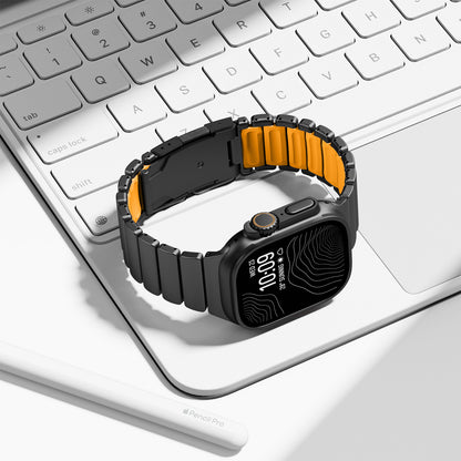Ultra-Titanium +FKM Band Magnetic Clasp for Apple Watch