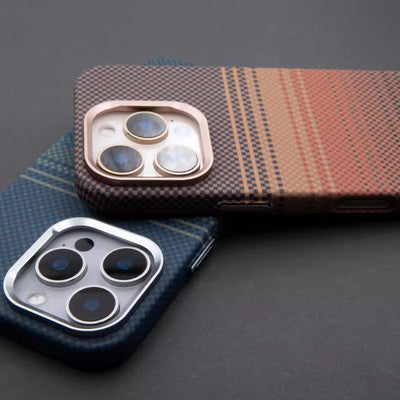Magnetic Kevlar Carbon Fiber Pattern For iPhone