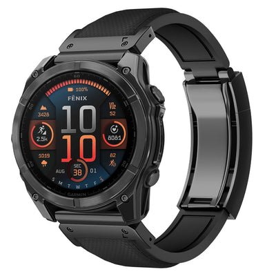 FKM Rubber “R” Buckle Strap For  Garmin