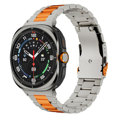 Business Style Titanium Band For Galaxy Watch Ultra//Ultra2 /Watch 9/8