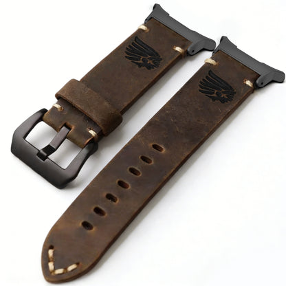 Vintage Leather Band For Samsung Galaxy Watch 8 Classic/Samsung Watch Ultra/ 8 /7/6 /5 Pro/5/4