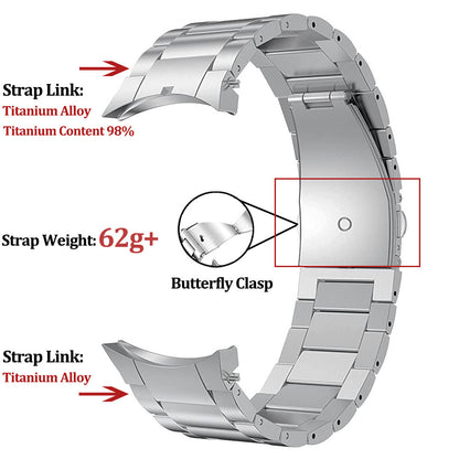 Titanium Alloy Watch Strap Suitable for Samsung Galaxy Watch4 5 6 7 Pro