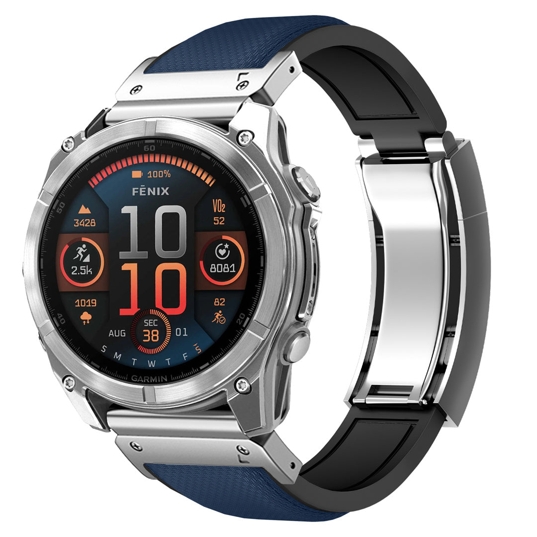 FKM Rubber “R” Buckle Strap For  Garmin