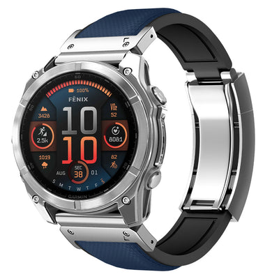 FKM Rubber “R” Buckle Strap For  Garmin