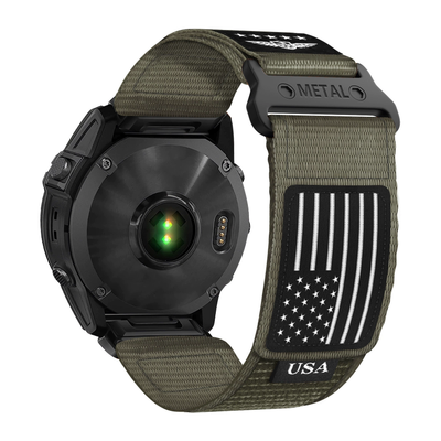 Rugged Nylon Band For Garmin-Lengthened Size