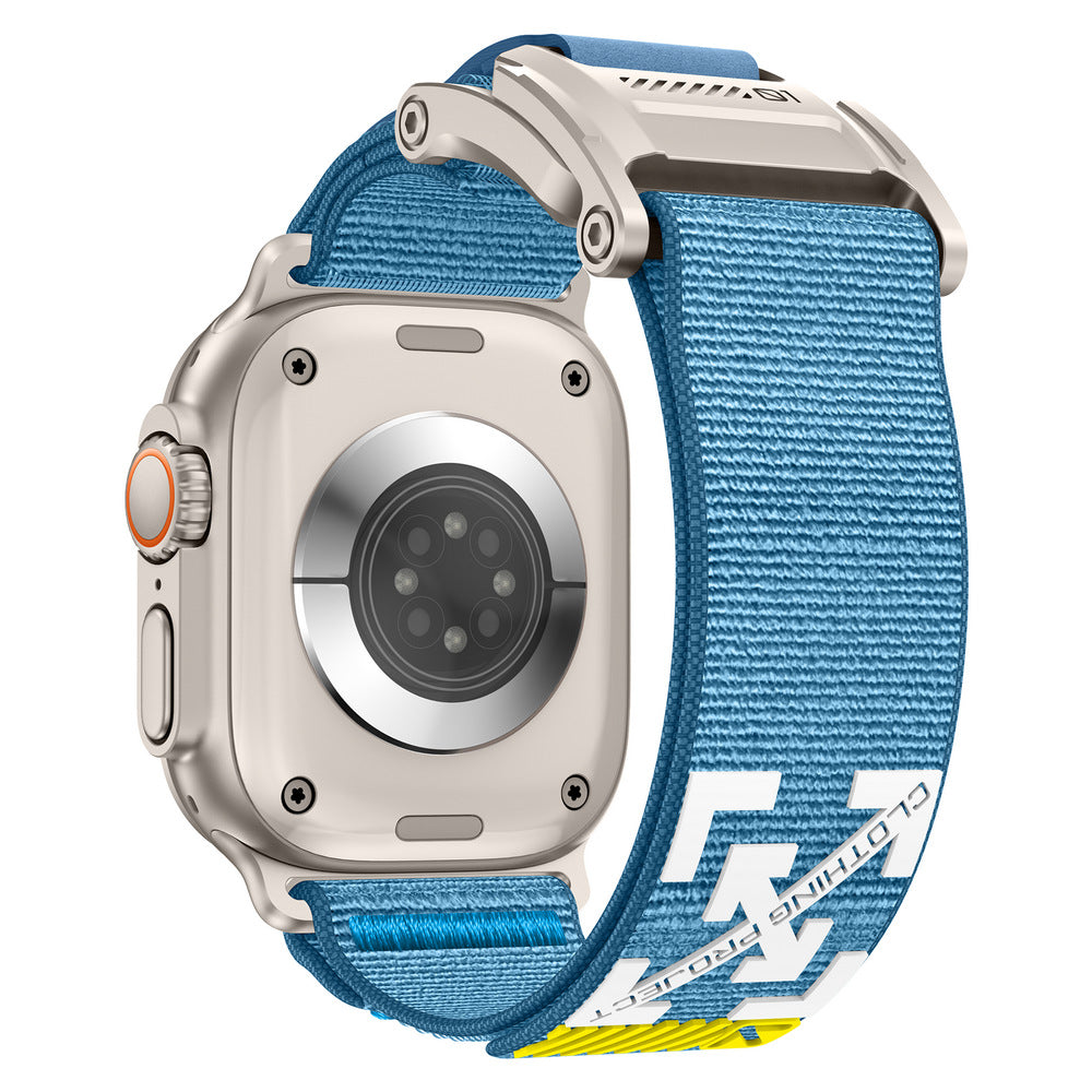 Heavy Duty Cyberpunk Nylon Magnetic Sport Band for Apple Watch
