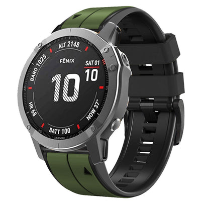 Soft Silicone Strap for Garmin Fenix 8/7X/Fenix 6X 5X