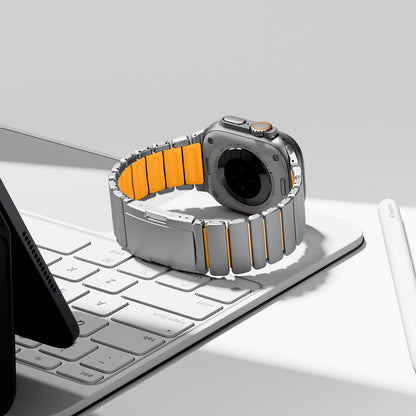 Ultra-Titanium +FKM Band Magnetic Clasp for Apple Watch