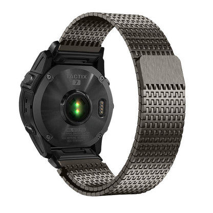 Designer Stainless Steel Magnet Band For Garmin