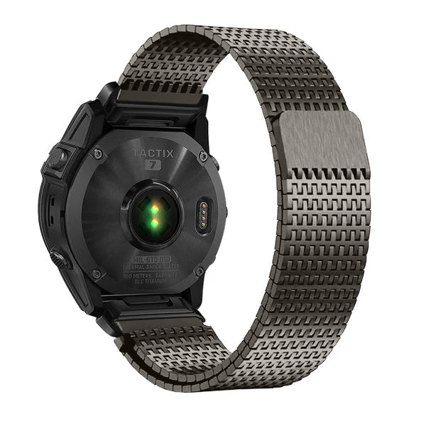 Designer Stainless Steel Magnet Band For Garmin