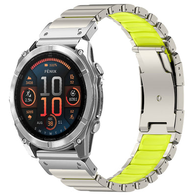 Titanium Band +FKM For Garmin
