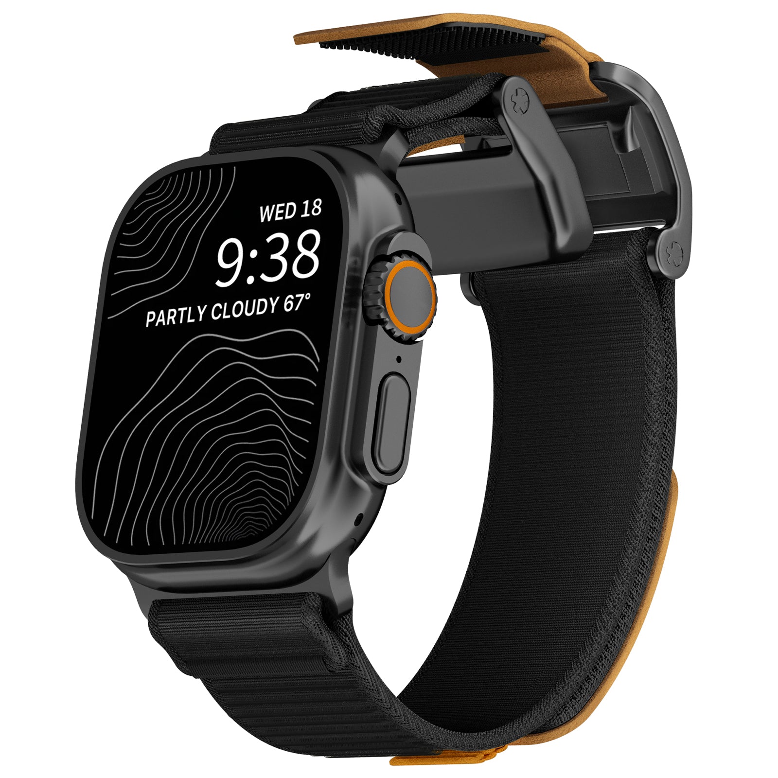 Mag Buckle Nylon Band For Apple Watch