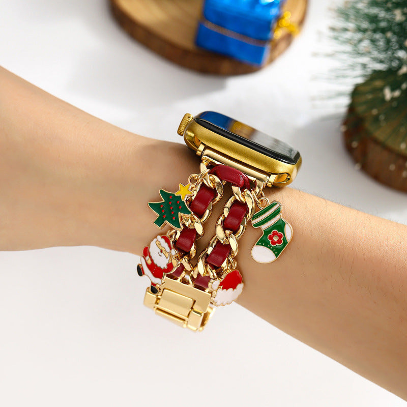 Christmas creative watch straps suitable for all Apple series