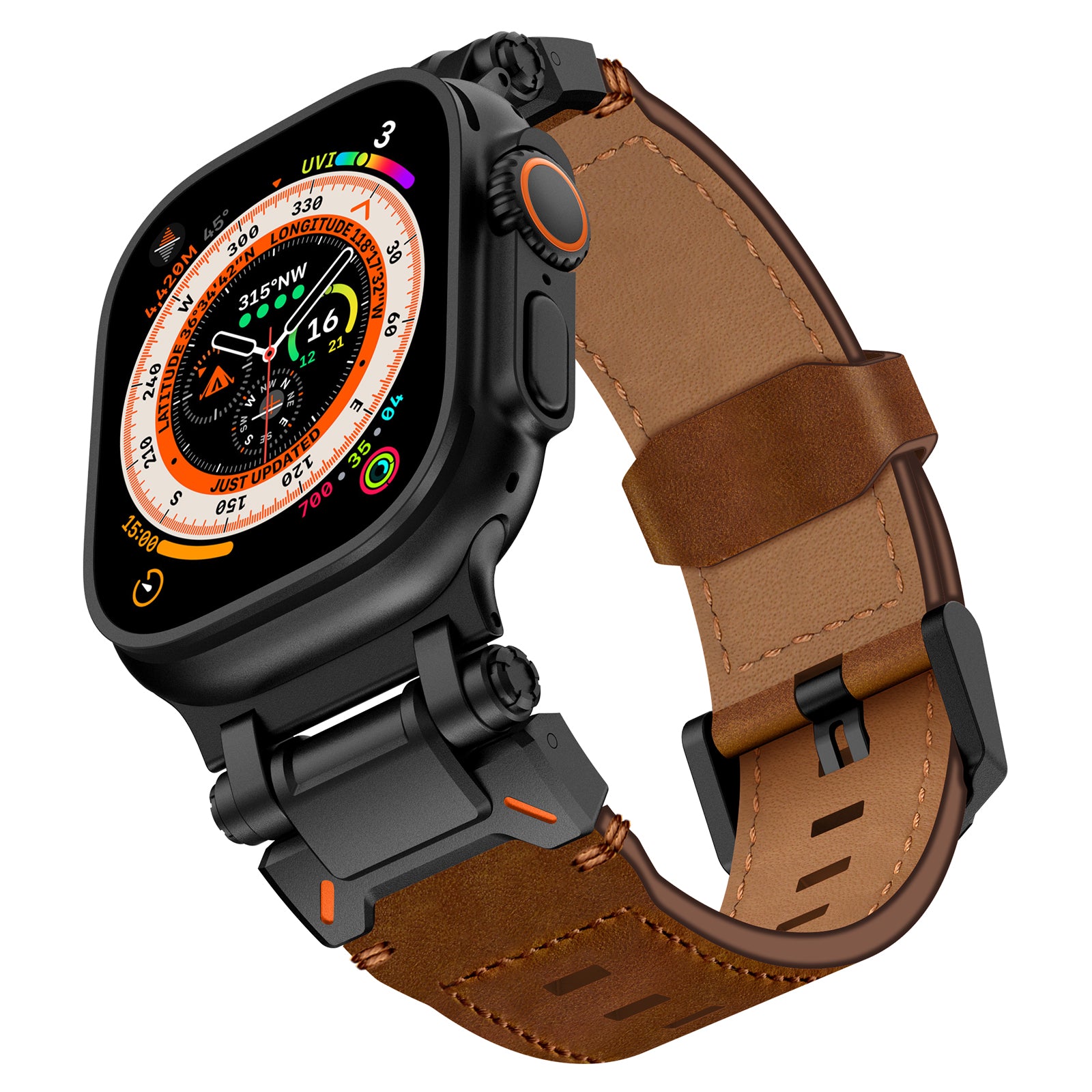 Explorer Crazy Horse Leather Band For Apple Watch