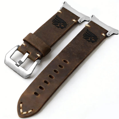 Vintage Leather Band For Samsung Galaxy Watch 8 Classic/Samsung Watch Ultra/ 8 /7/6 /5 Pro/5/4