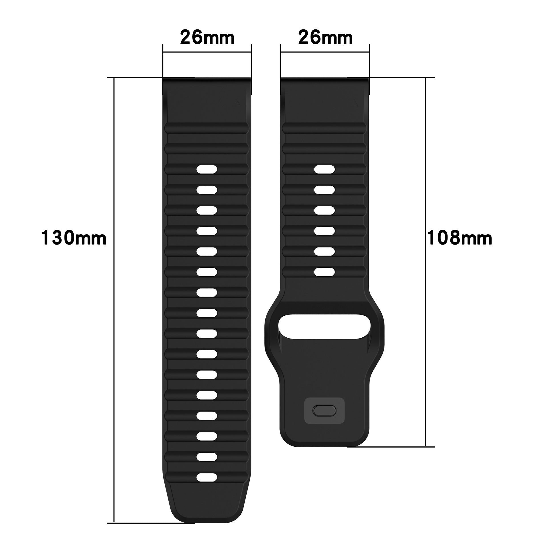 Silicone Band Pro For Garmin Fenix 8 7X 6X