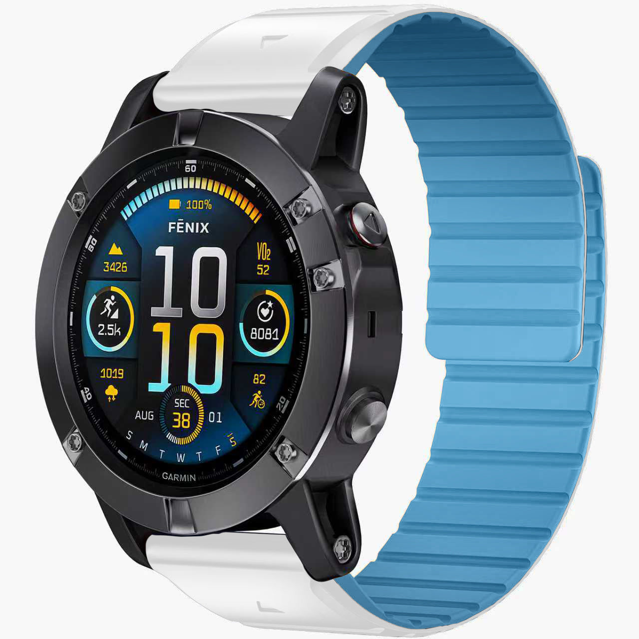 Silicone Magnetic Watch Strap For Garmin Watch