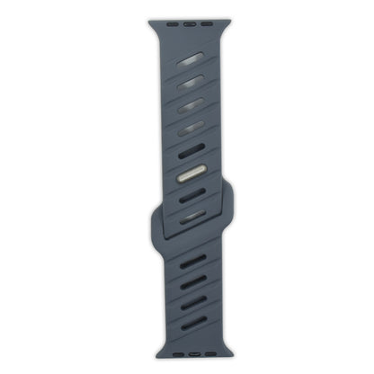 Asymmetric Oblique Hole Silicone Watch Strap for Apple Watch