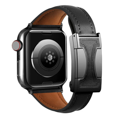 Shiny Leather Band for Apple Watch
