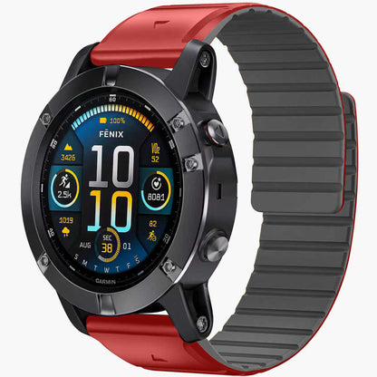 Silicone Magnetic Watch Strap For Garmin Watch