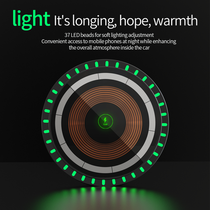 T26-Ultra-Thin LED Ambient Light, Transparent Magnetic Wireless Charger