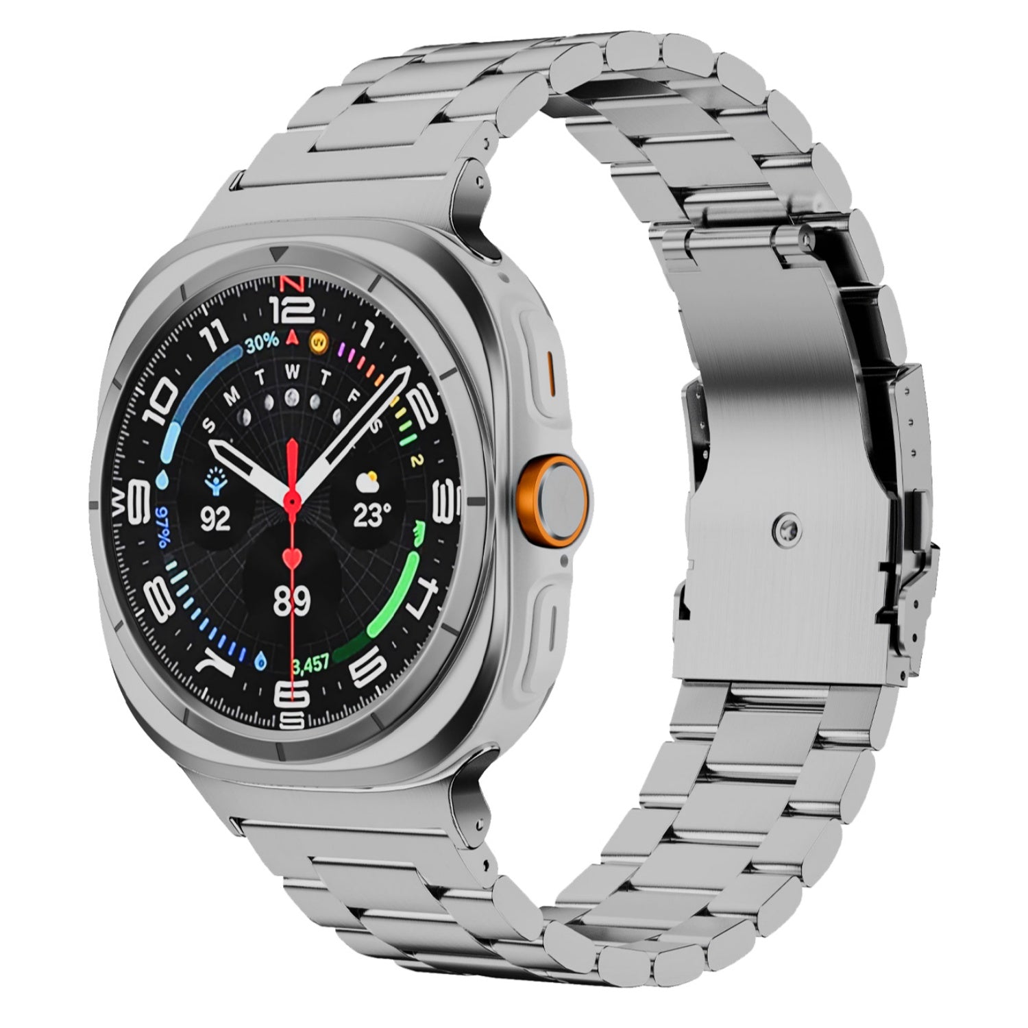 Business Style Titanium Band For Samsung Watch Ultra