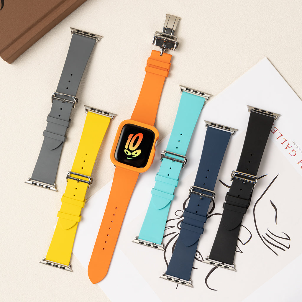 Skin Feel Fluororubber Apple Watch Band