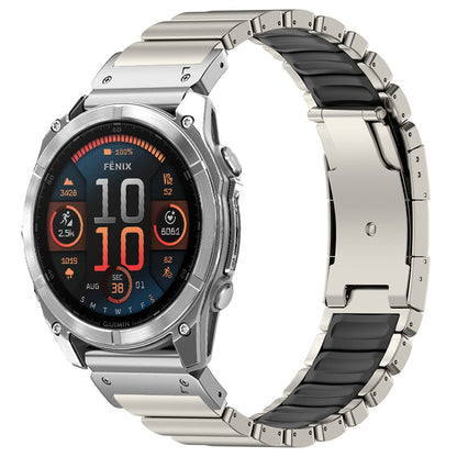 Titanium Band +FKM For Garmin