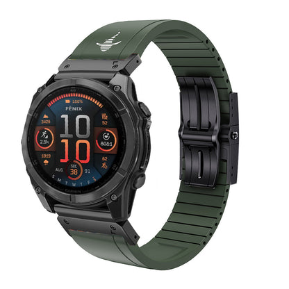 Luxury FKM Rubber Strap for Garmin - The Shark Edition