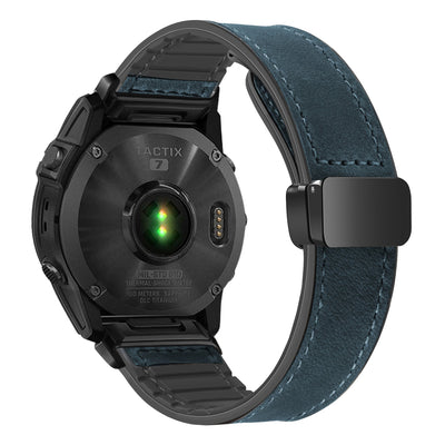 Silicone Magnetic Leather Strap For Garmin