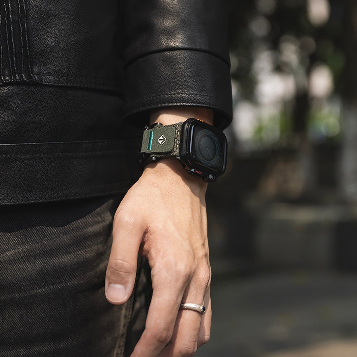 Techwear Tactical Nylon Band For Apple Watch